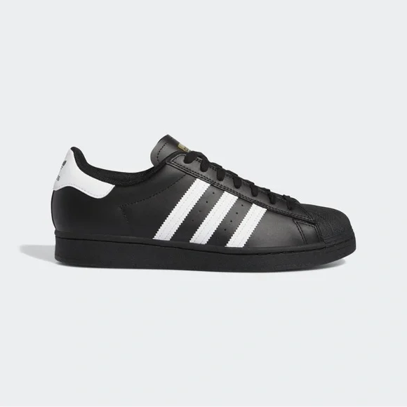 🆕 Adidas Superstar ADV Shoes - Core Black/White/White Sz 20 - Picture 11 of 12